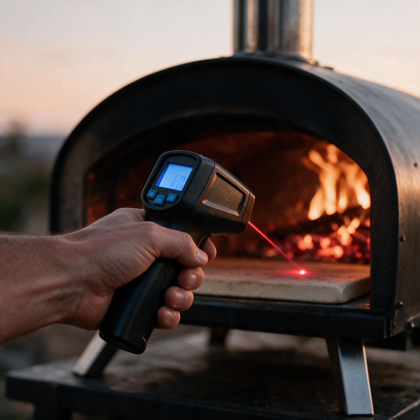 Thermomètre infrarouge pizza | VISTA